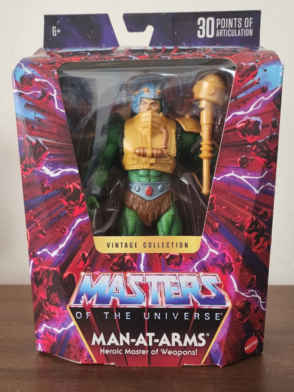 Mattel Master of the Universe Man-At-Arms Heroic Master of Weapons